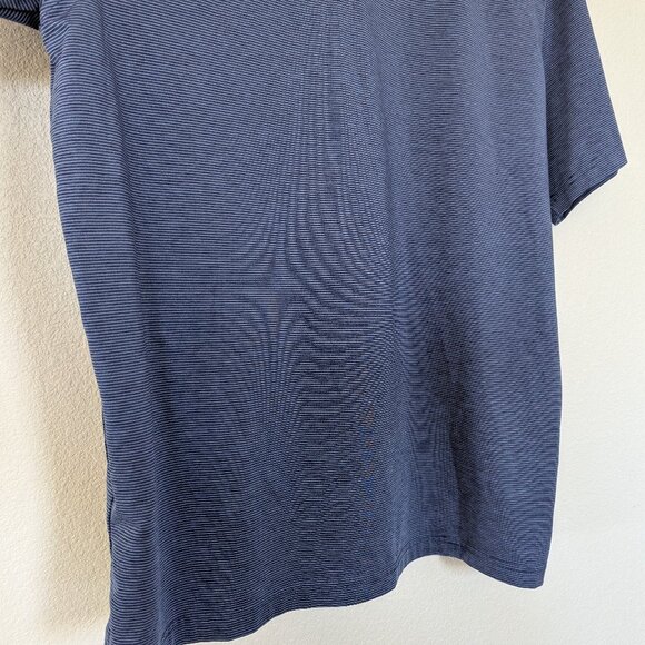 Vineyard Vines Men's Sports Golf Athletic Performance Polo in Blue Stripes L - Picture 8 of 9